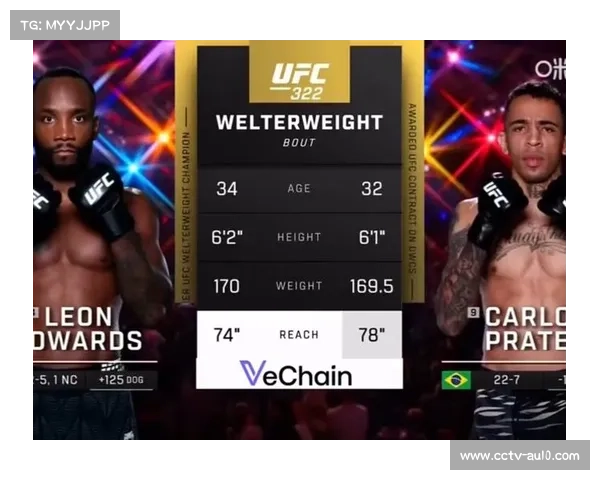 次中量级爱德华兹与普拉特斯风格相似，站立技术对决引期待